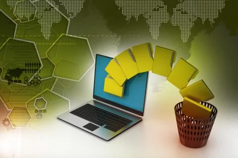 File folder transfer Stock Illustration