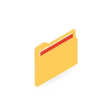 File Folder. Vector illustration . Stock Illustration
