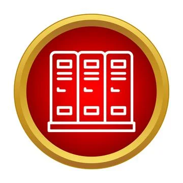 File folders documentation organization archiving vector icon Stock Illustration
