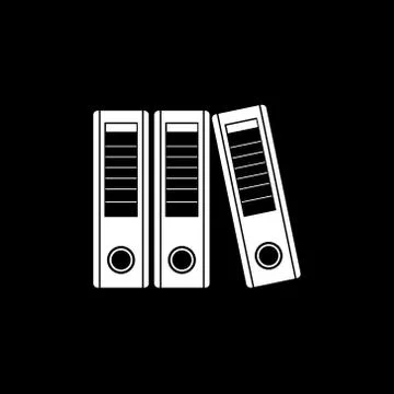 File folders icon Stock Illustration