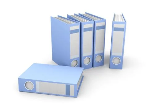 File folders Stock Illustration