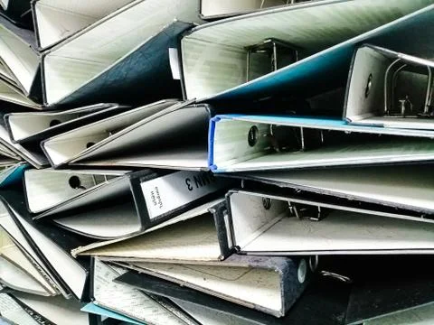 File folders office abstract background Stock Photos