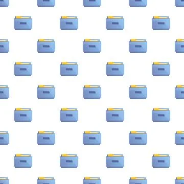 File folders pattern illustrating data organization and storage Stock Illustration