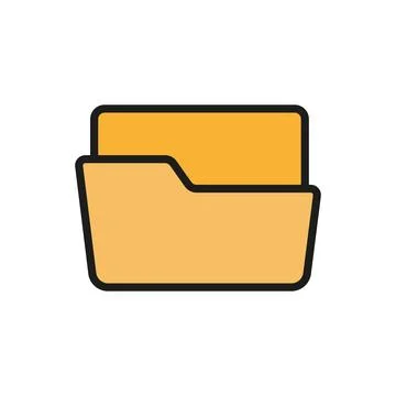 File holder icon vector design templates simple and modern Stock Illustration