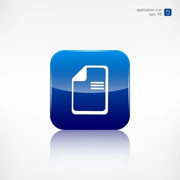File icon. Data symbol. Document format. Stock-Illustration