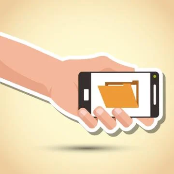 File icon design Illustrazione stock