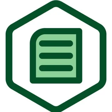 File Icon, Document symbol on white background. Can be used in web and mobile. Stock Illustration