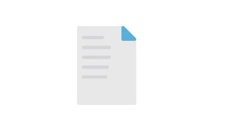 File icon featuring a plus sign, indicating the option to add or upload a n.. Stock Footage 334021096