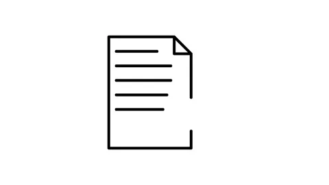 File icon featuring a plus sign, indicating the option to add or upload a n.. Stock Footage 334037522