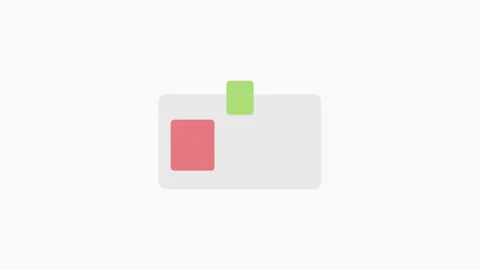 File icon featuring a red square overlay, indicating a specific status or a.. Stock Footage 333572010