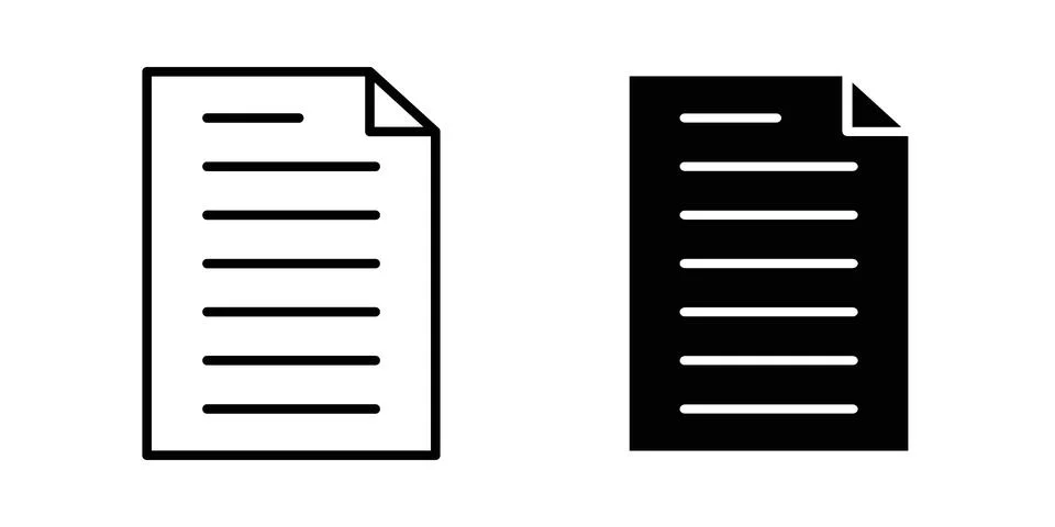 File icon graphic element. web icon set Stock-Illustration