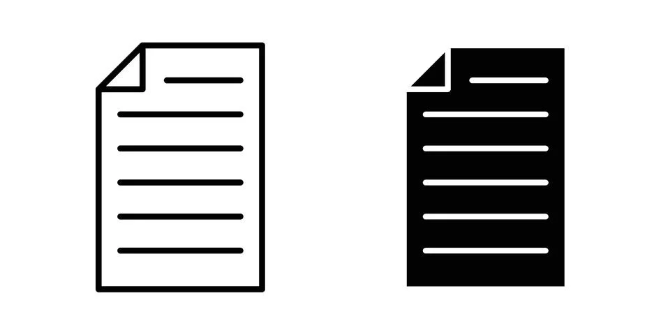File icon Illustration Eps10 for web or app Stock-Illustration