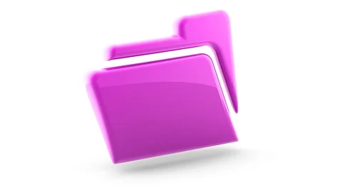 File icon. Looping footage has 4K resolution. Prores 4444. 3D Illustration. Stock-Footage 104609268
