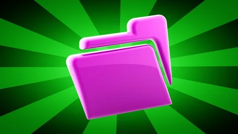 File icon. Looping footage has 4K resolution. 3D Illustration. Stock-Footage 115966487
