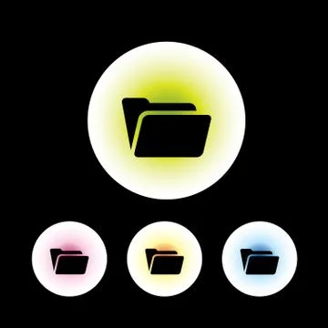 File icon set Stock Illustration