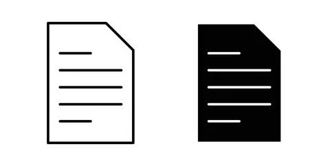 File icon symbol. Flat Vector illustration Stock Illustration