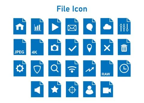 File icon vector. business file icon vector concept 스톡 일러스트