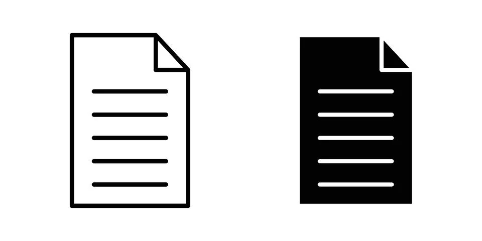 File icon vector design illustrations Stockillustratie