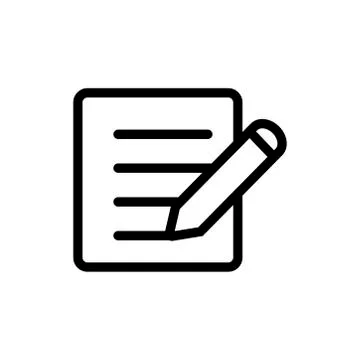 File icon vector. Document linear style sign for mobile concept and web design . 스톡 일러스트