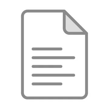File icons. Business document, document icon. Stock Illustration