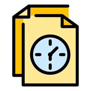 File jet lag icon vector flat Stockillustratie