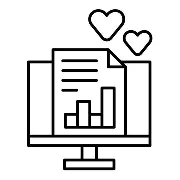 File Line Icon Stock Illustration