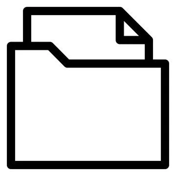 File line icon vector illustration isolated on white background Stock-Illustration