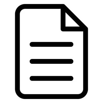 File line icon vector illustration isolated on white background 스톡 일러스트