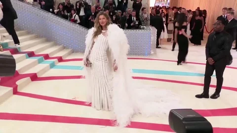 FILE: Model Gisele Bundchen pregnant Stock Video Pond5