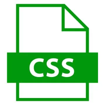 File Name Extension CSS Type Stock Illustration