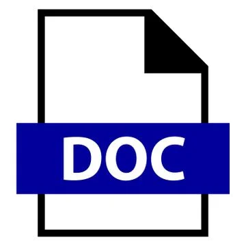 File Name Extension DOC Type Stock-Illustration