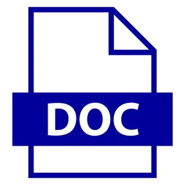 File Name Extension DOC Type 스톡 일러스트