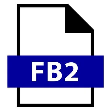 File Name Extension FB2 Type 스톡 일러스트