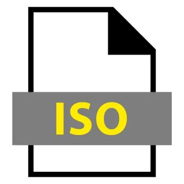 File Name Extension ISO Type Stock Illustration