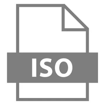 File Name Extension ISO Type Illustrazione stock
