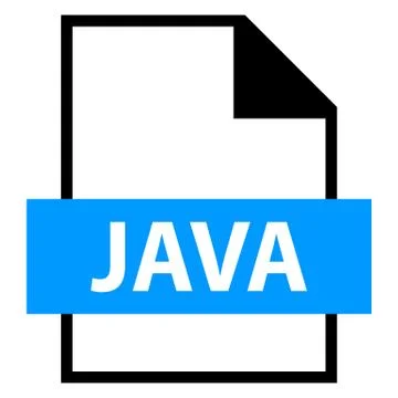 File Name Extension JAVA Type 库存插图