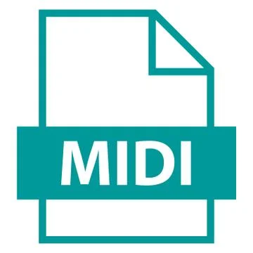 File Name Extension MIDI Type Stock Illustration