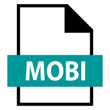 File Name Extension MOBI Type Stock Illustration
