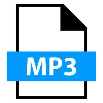 File Name Extension MP3 Type Stock Illustration