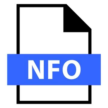 File Name Extension NFO Type Stock-Illustration