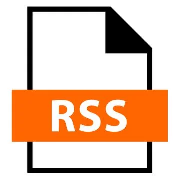 File Name Extension RSS Type Stock-Illustration