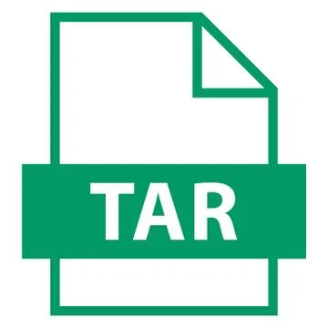 File Name Extension TAR Type Stock-Illustration