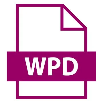 File Name Extension WPD Type Stock-Illustration