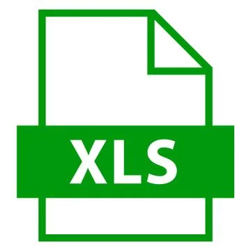 File Name Extension XLS Type Stock-Illustration