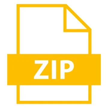File Name Extension ZIP Type Illustrazione stock