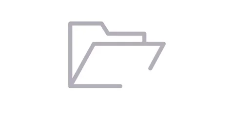 A file not found icon displaying a document with a cross and an alert symbol. Stock Footage 334834146