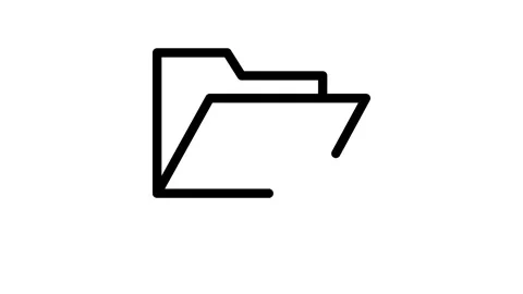 A file not found icon displaying a document with a cross and an alert symbol. Stock Footage 334834278