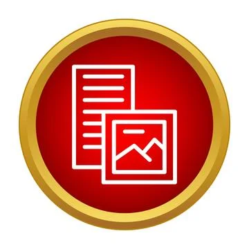 File options selecting document and image icon イラスト素材