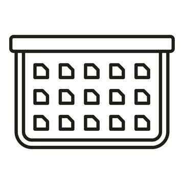 File organizer storing digital documents icon concept Stock Illustration