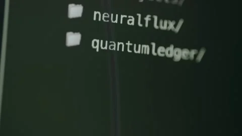 File paths names indicating potential systems Stock Footage 330665986